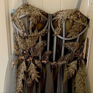 Great New Year’s Eve Dress!!! Madison James grey prom dress #madisonjames #prom